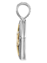Load image into Gallery viewer, Konstantino 18K &amp; Silver Green Aventurine Star of David Pendant &amp; Chain MEKJ670-130-448  MSRP $1640
