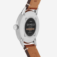 Load image into Gallery viewer, NEW SHINOLA Detriot Men&#39;s The Traveler S0120247328 Subsecond Blue Watch $650
