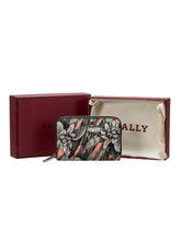 Load image into Gallery viewer, Bally 6227007 Dorin MultiRose Leather Zip-Around Wallet MSRP $350
