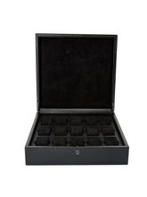 Load image into Gallery viewer, Wolf 1834 British Racing 15 Piece Watch Box Black - 793202
