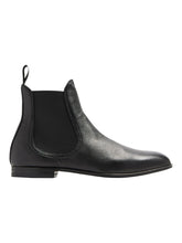 Load image into Gallery viewer, Bally Westley 6308909 Men's Black Deer Grained Boots MSRP $1250
