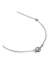 Load image into Gallery viewer, Konstantino Dome Silver and 18K Gold Corundum Necklace KOKJ493-538 MSRP $1690
