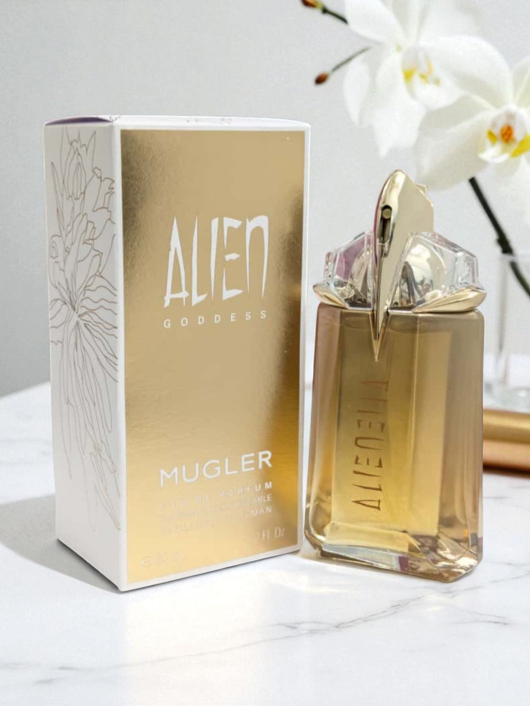 Alien Goddess By Mugler 2 oz/ 60 ml Eau De Parfum For Women Refillable MSRP $150
