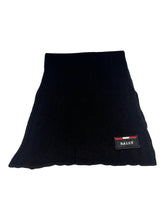 Load image into Gallery viewer, Bally Men&#39;s Black Knit Wool Scarf 6240321 MSRP $215
