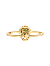 Load image into Gallery viewer, Gucci 18kt Yellow Gold &amp; Green Tourmaline YBC6624280010 MSRP $930
