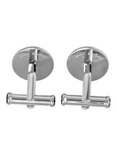 Load image into Gallery viewer, Montblanc 114765 Men's Shakespeare Round Black Cufflinks MSRP $400
