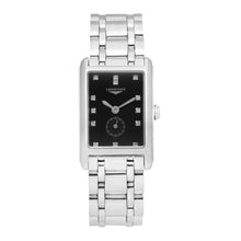 Load image into Gallery viewer, Longines L52554576 Dolcevita Ladies Quartz Black Dial 21mm Watch MSRP $1775
