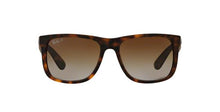 Load image into Gallery viewer, Ray-Ban RB4165 865/T5 Justin Matte Havana Brown Gradient Polarized 54-16
