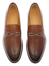 Load image into Gallery viewer, Bally Westro 6303301 Men&#39;s Cuero Calf Plain Leather Loafers Size 8.5 MSRP $ 1100
