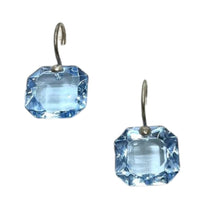 Load image into Gallery viewer, Baccarat 2810725 Marie-Hélène de Taillac Blue Crystal Silver Earrings MSRP $480
