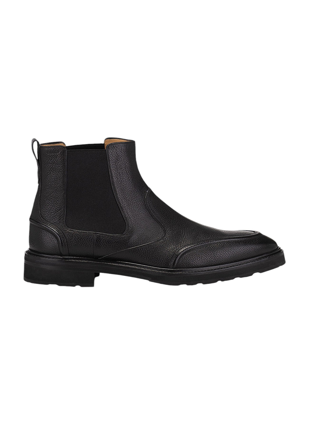 Bally Mildor 6301516 Men's Black Calf Embossed Leather Chelsea Boots Size 11 MSRP $898