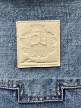 Load image into Gallery viewer, Bally 63029080 Men&#39;s Light Blue Denim Curling Shearling Detail Jacket Size L MSRP $1599
