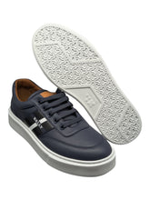 Load image into Gallery viewer, Bally Coby 6310055 Men's Ink Lamb Leather Sneakers MSRP $635
