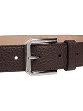 Load image into Gallery viewer, Bally Carl 6308799 Ebano 30mm Grained Leather Belt EU 105/US 42 MSRP $350
