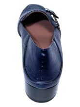 Load image into Gallery viewer, Bally Janelle 6217721 Ladies Metal Ink Loafers Leather MSRP $870
