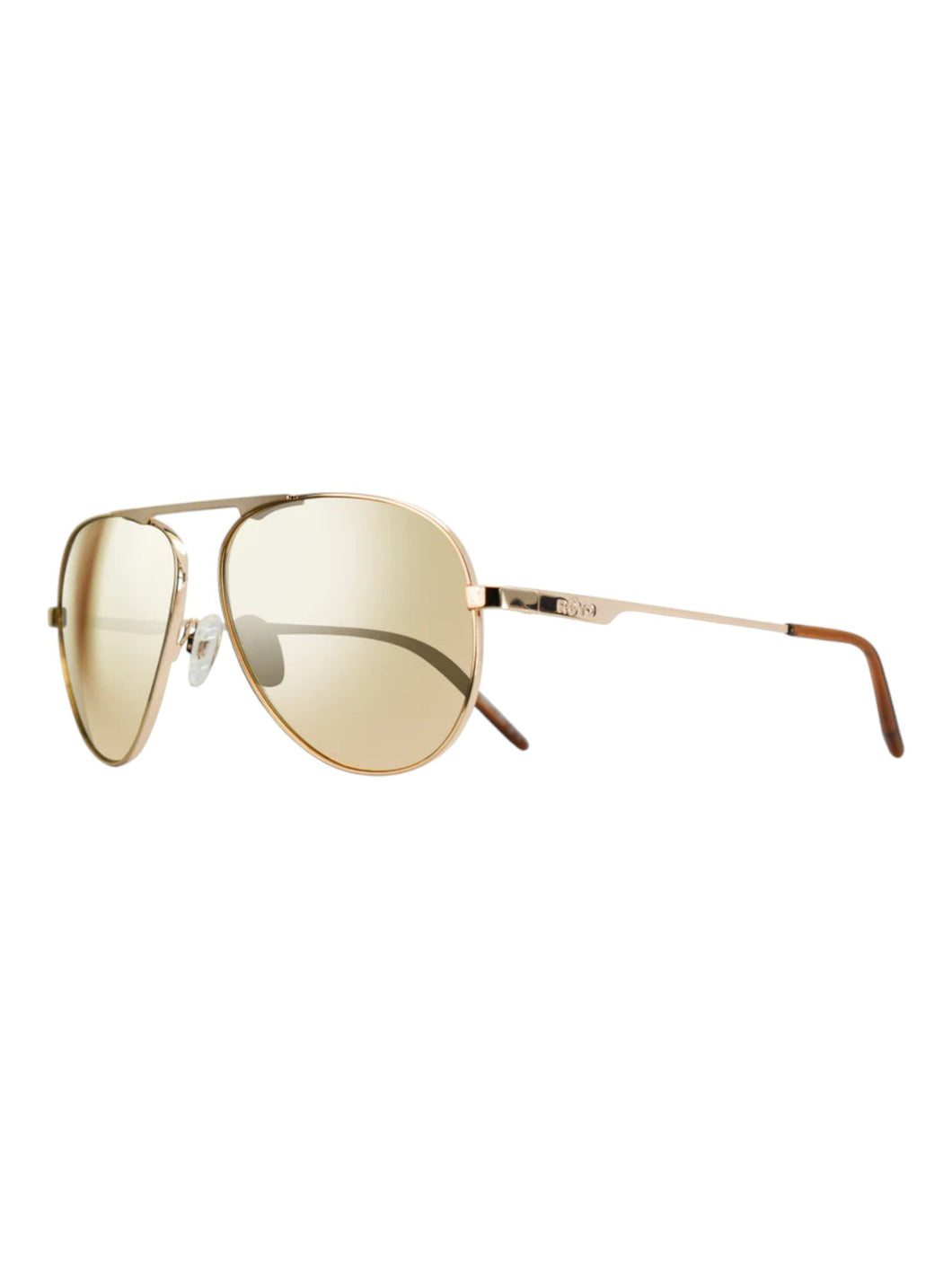 Revo Men's Metro Gold Aviator Frame Polarized Sunglasses 60-14-140 MSRP $249