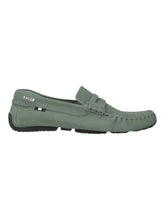 Load image into Gallery viewer, Bally Pier 6302843 Men&#39;s Sage Suede Leather Loafers Size 12 MSRP $678
