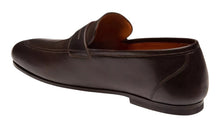 Load image into Gallery viewer, Bally Plator 6228827 Men&#39;s Prune Calf Plain Leather Loafers Size 6.5 MSRP $695
