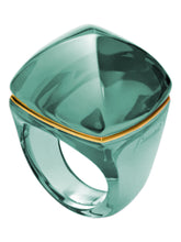 Load image into Gallery viewer, Baccarat 2814280 Medicis Pop Turquoise Ring Size 5.75 MSRP $615

