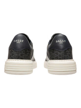 Load image into Gallery viewer, Bally Myron 6301335 Men's Grey &amp; Navy Cotton Mix &amp; Leather Sneakers MSRP $675
