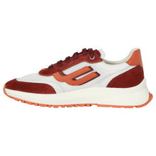 Load image into Gallery viewer, Bally Demmy 6300210 Men's Heritage Red/White/Orange Leather Sneakers MSRP $630

