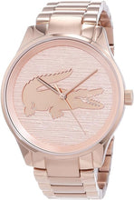 Load image into Gallery viewer, Lacoste Unisex 2001015 Victoria Rose Gold Watch MSRP $255

