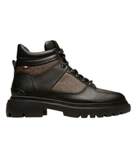 Load image into Gallery viewer, Bally Valensy 6239846 Black Monogram Leather Boots Size 11 MSRP $1032
