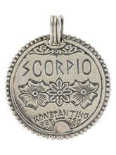 Load image into Gallery viewer, Konstantino Scorpio Carved Zodiac with Diamond and Chain MEKJ633-109 MSRP $1825
