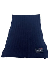 Load image into Gallery viewer, Bally Men&#39;s Blue Knit Wool Scarf 6240323 MSRP $215
