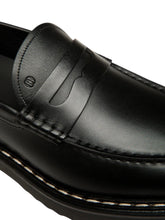 Load image into Gallery viewer, Bally Necko 6304567 Men's Black Leather Loafers Shoes MSRP $790
