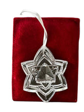 Load image into Gallery viewer, Baccarat 2812406 Clear Crystal Noel 2018 Silver Annual Ornament MSRP $195
