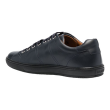 Load image into Gallery viewer, Bally Orivel Men&#39;s 6240302 Navy Leather Sneaker MSRP $570 NEW
