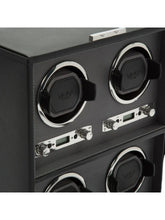 Load image into Gallery viewer, Wolf 1834 Classic 4 Piece Black Watch Winder - 456702
