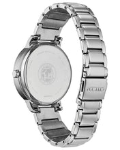 Load image into Gallery viewer, Citizen FE7040-53E Silhouette Crystal Ladies Black Dial 36mm Watch MSRP $395
