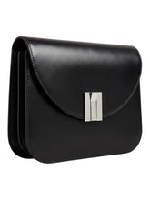 Load image into Gallery viewer, Bally 6309760 Ollam Flap Black Leather Cross Body MSRP $2399

