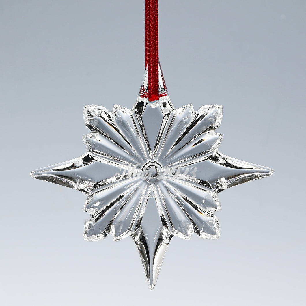 Baccarat 2815676 Crystal Noel 2023 Annual Ornament MSRP $150