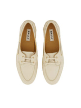 Load image into Gallery viewer, Bally Pathy 6311122 Men's White Lace-up Loafers MSRP $970
