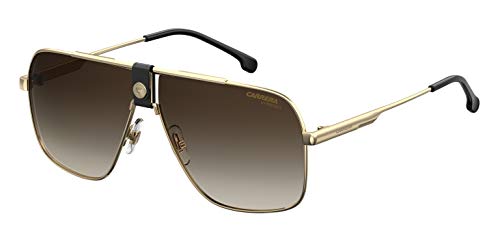 NEW CARRERA Men's 1018/S 0J5G Gold Frame Brown Gradient Lens Aviator Sunglasses MSRP $185
