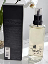 Load image into Gallery viewer, Armani Code By Giorgio Armani 5oz / 150ml Eau de Toilette For Men Recharge Refill MSRP $135

