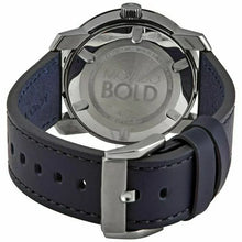 Load image into Gallery viewer, MOVADO BOLD Men&#39;s 3600673 Trend Grey Dial Blue Band Quartz Watch 43mm MSRP $695
