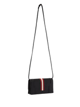 Load image into Gallery viewer, Bally Stafford 6219390 Women&#39;s Black Leather Chain Wallet MSRP $640
