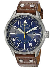 Load image into Gallery viewer, Citizen BX1010-11L Avion Nighthawk World Time Blue Dial 44mm Men's MSRP$395
