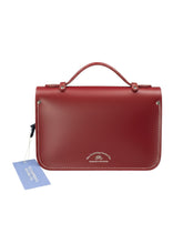 Load image into Gallery viewer, Cambridge Satchel MINNA1008MBN10101 The Mini Red Leather CrossBody Bag MSRP $265
