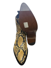 Load image into Gallery viewer, Bally Gaiman 6303990 Men&#39;s New RHU Snake Embossed Leather Boots MSRP $1100
