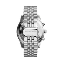 Load image into Gallery viewer, Michael Kors Lexington MK8405 Men&#39;s Silver-Tone Chronograph 45mm Watch MSRP $295
