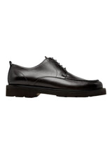 Load image into Gallery viewer, Bally Norber 6236589 Men&#39;s Black Calf Leather Derby Shoes Size 10.5 MSRP $760

