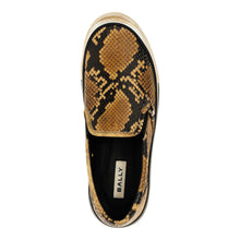 Load image into Gallery viewer, Bally Leory 6304175 Men&#39;s Snakeskin-Effect Leather Sneakers MSRP $680
