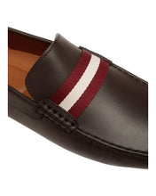 Load image into Gallery viewer, Bally Waltec 6230207 Men&#39;s Chocolate Calf Plain Leather Loafers MSRP $620
