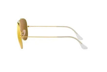 Load image into Gallery viewer, Ray-Ban RB3025 112/69 Matte Gold Aviator Flash Orange Mirror 62-14-135
