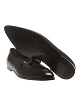 Load image into Gallery viewer, Bally Valdam 6304684 Men&#39;s Black Leather Loafers MSRP $1260
